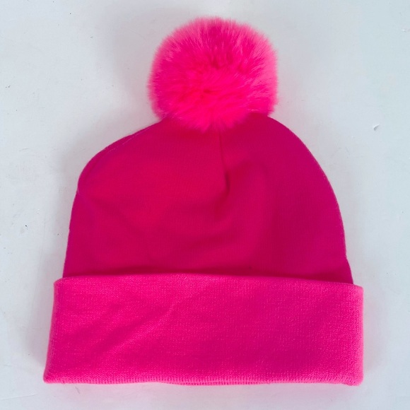 Universal Wicked Glinda The Witch Pink Beanie W/Pom - Picture 2 of 4